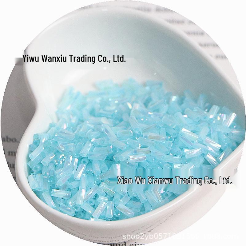 Creamy Cloud Spiral Twist Glass Beads for DIY Bracelets & Necklaces