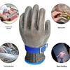 Level 9 Anti-Cut Metal Gloves: 316 Stainless Steel for Butchery and Fish Processing