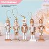 Nutcracker Shelf Decor Set of 5Pcs Wooden Christmas Village Display for Tabletop/Bookshelf Xmas Collection Christmas Gift Friend