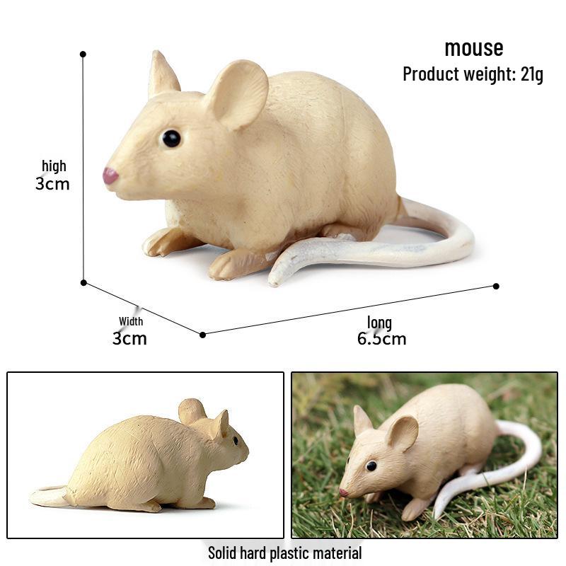 Wildlife Simulation Model: Tiger, Lion, Panda, Elephant, Rhinoceros, Kangaroo, Leopard, Horse, Sheep Toy Set