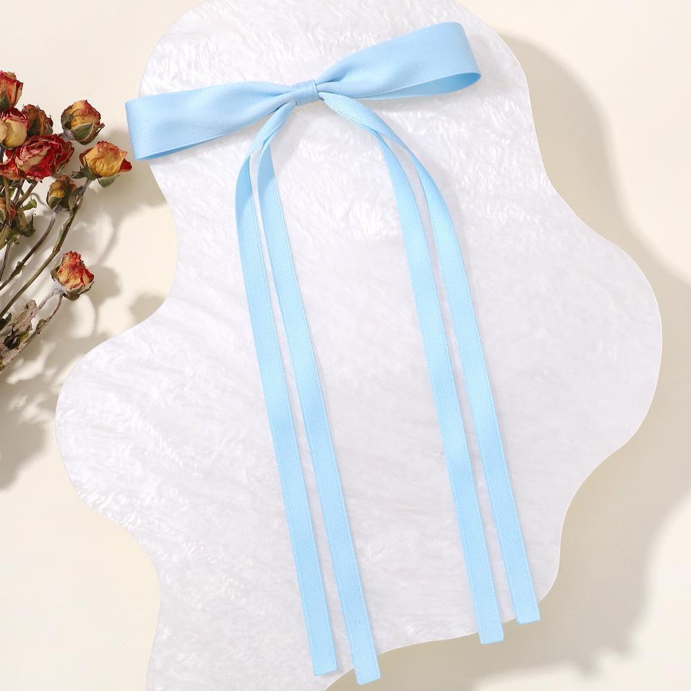 2pcs Vintage Red Velvet Bow Hair Clip For Women Girls Korean Long Tassel Ribbon Hairpins Barrettes Headwear Hair Accessories