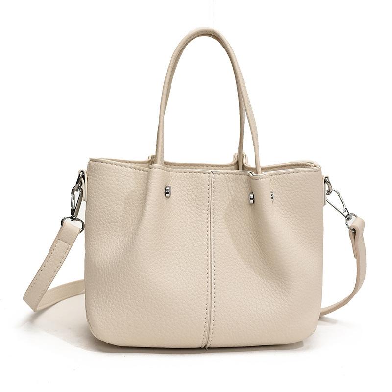 

Женские сумки с мягкой текстурой, новые осенне-зимние модные повседневные наплечные сумки, вместительные сумки для поездок на работу, сумки-тоут, тренд. белый