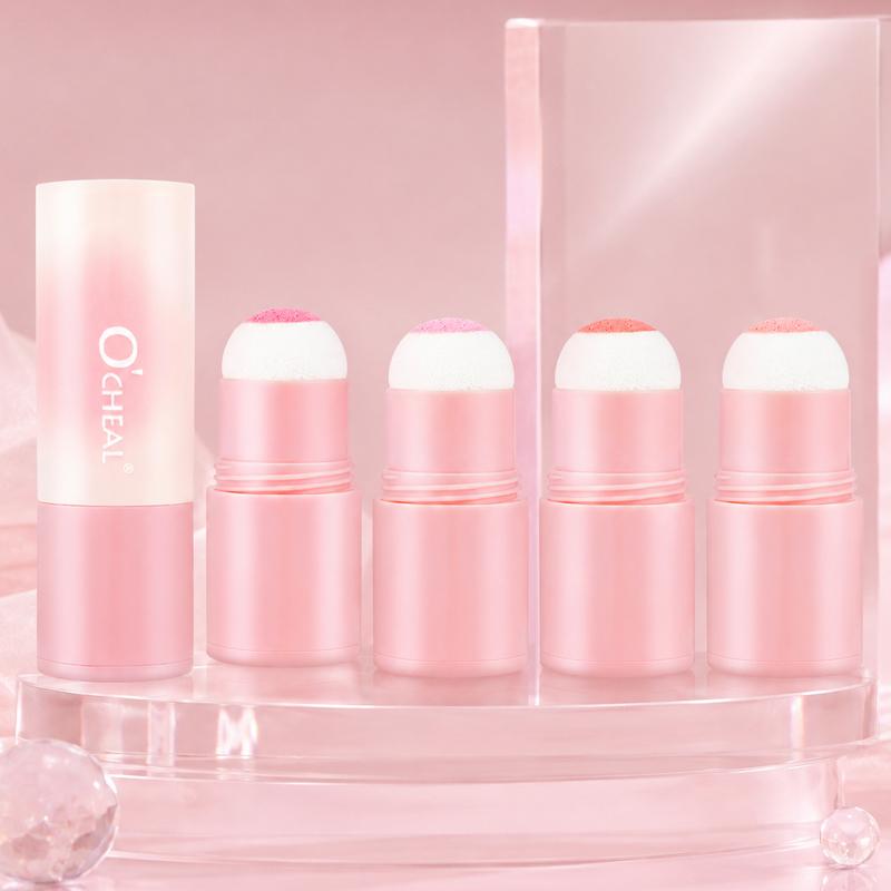 Vitality, matte, natural color rendering, vitality, enhance complexion, not easy to fly pink blush