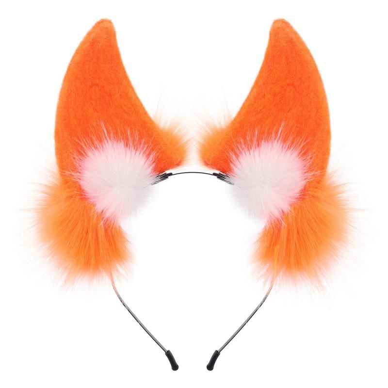 Handmade Plush Cat Ear Headband Women Men Cosplay Anime Convention Kawaii Animal Ears Hair Accessory