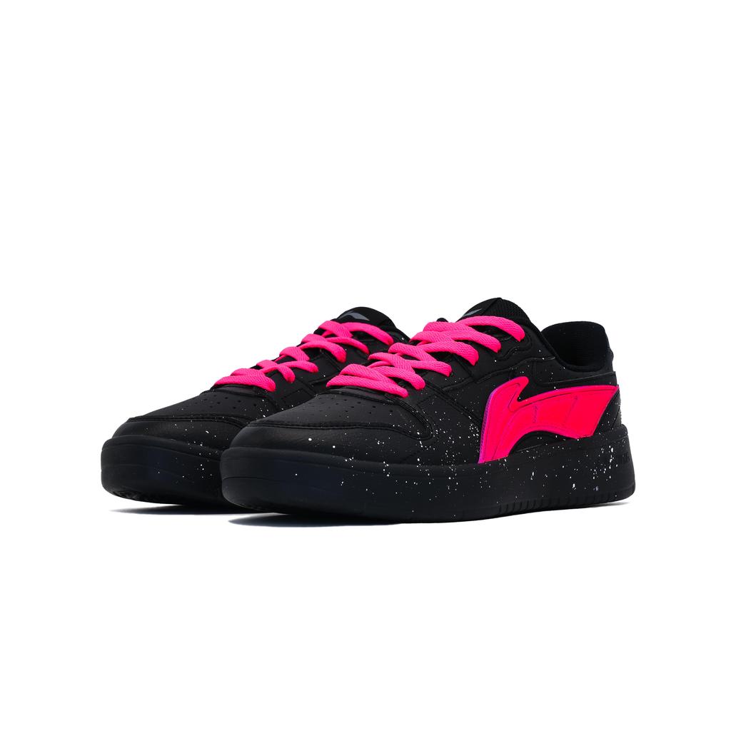 Li Ning Sycee V2 Lightweight Height Increasing Low top Skateboard Shoes Men's Black Pink AGCU515-5(Team282-)