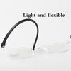 Rimless Reading Anti Blue Light  Glasses Women   Square Frameless Retro Clear Lens Presbyopic Reading Glasses for Women