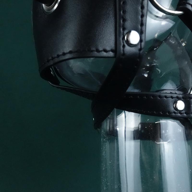 Harness-Style Anti-Vomiting Deep Throat Pleasure Gag Ball BDSM Prop