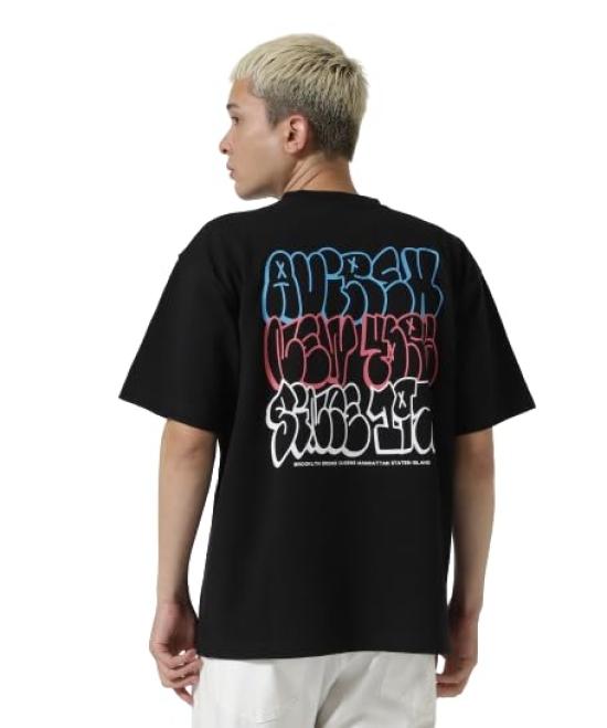 

Avirex GRAFFITI T-SHIRT, Men s XL, 010, Black, 783-4234001