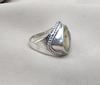 Lemon Quartz 925 Sterling Silver Statement Ring: Boho Vintage Style