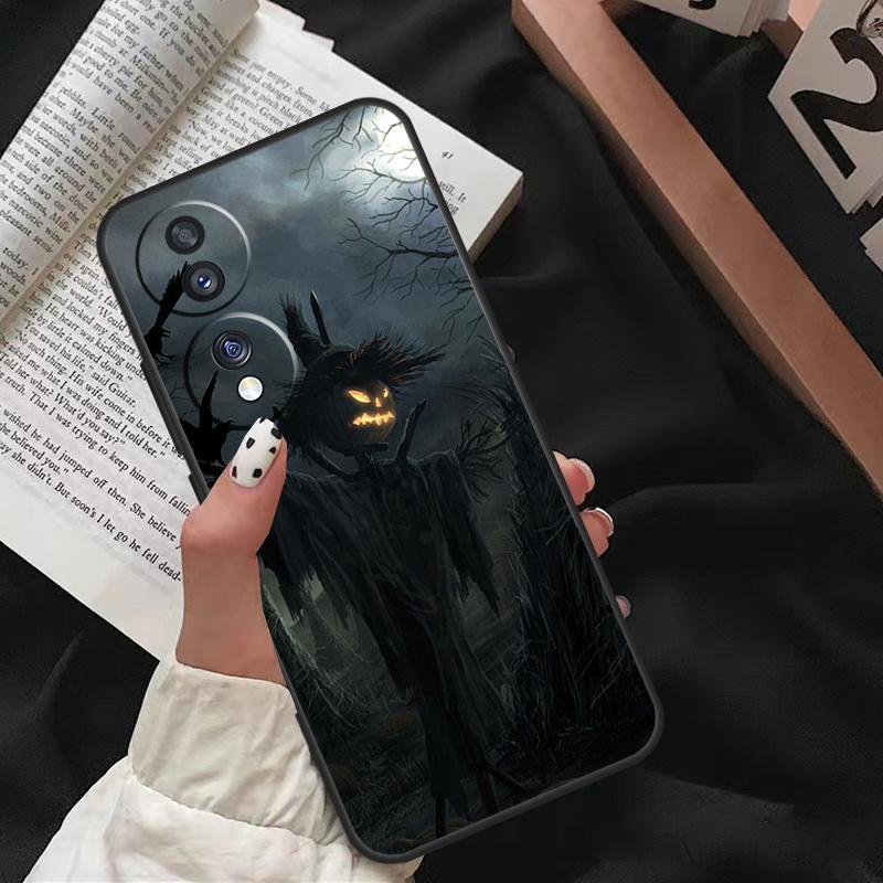 Halloween Pumpkin Ghost Mummy Case For Honor 90 Lite Magic 5 Pro 70 50 10 Honor X8 X7 X9 X9a X8a X7a X6a 9X 8X Back Cover
