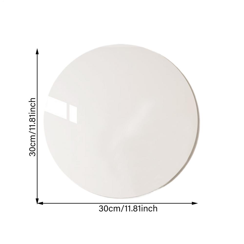 20-40CM Round Mirror Sticker Self-adhesive Bathroom Decorative Acrylic Mirror Mural Decals Bedroom Living Room Vanity Mirrors