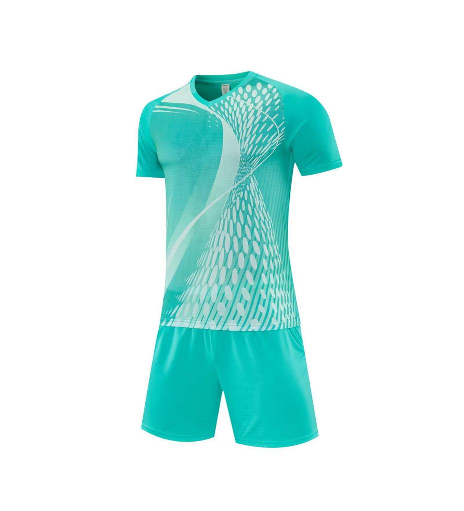 In-Stock Men's & Women's Breathable Team Football Uniform: Sweat-Wicking Jersey & Training Suit
