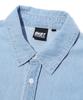 BUNKERBUSTER Admit Short Sleeve Denim Shirt Light Indigo (Mo2Yu313-062)