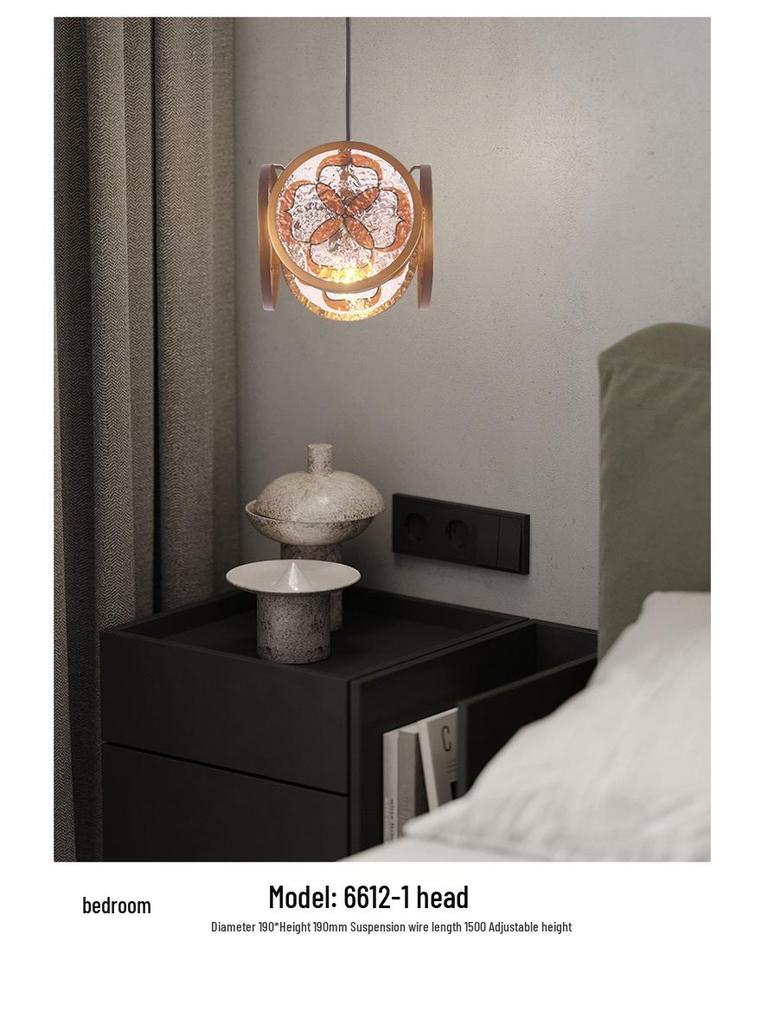 2025 French Retro Chinese Style Chandelier for Master Bedroom & American Study