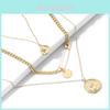 Stunning Alloy Multi-layer Sweater Chain Necklace For Women Perfect For Fashionable Commuting