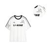 Li Ning Letter Print Loose Comfortable Short Sleeve T-Shirt Unisex Tops White AHSU657-1(TEAM702-3.4.14)