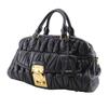 MIUMIU Materasse Handbag RR1300 black leather Women Used
