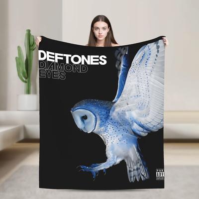Deftones Banda Metal Calda Morbida Coperta Picnic Peluche Coperta Plaid Pattern Divano Sedia Copriletto in Flanella Copri Letto Divano