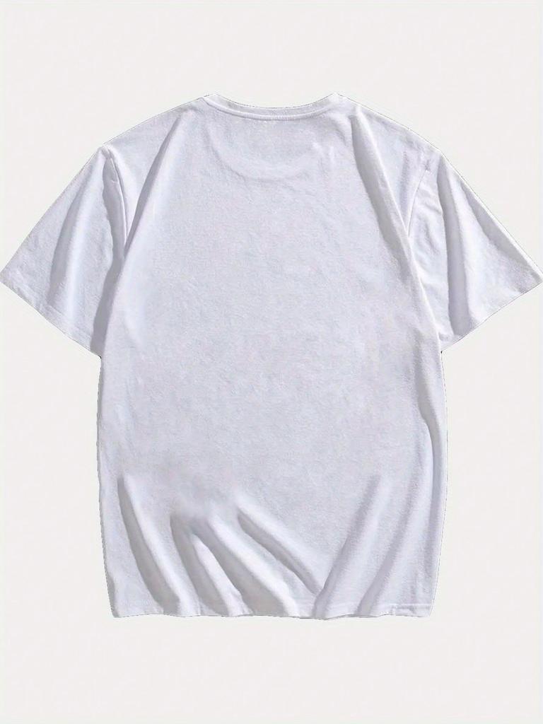 Mens Premium  Heavy Cotton TShirt Made in USA Soft Breathable Loose Fit Short Sleeve with Elephant  EKKO UNITO Graphic Print