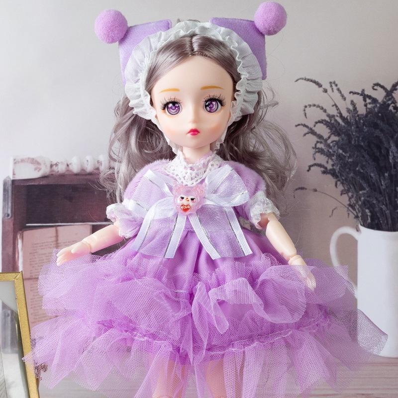 30cm Yitian Barbie Doll Set: BJD Doll with Music, Wedding Dress, and Outfit Changes
