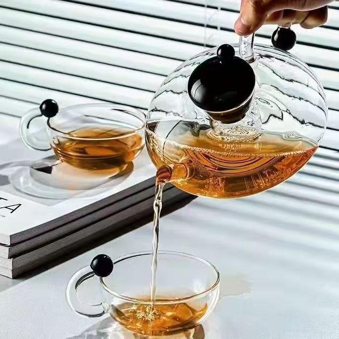 Bollitore Elettrico in Ceramica Retro di Lusso & Separatore d'Acqua