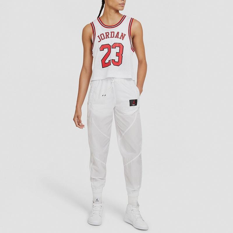 (WMNS) Air Jordan Essential Strick Netz Belüftung Basketball Trikot 'Weiß' Damen DD0286-100
