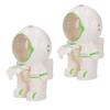 2PCS Portable Water Dispenser with Cup Strap 250ml   Shaped Water Dispenser Straw Cup for Travel Outdoor
