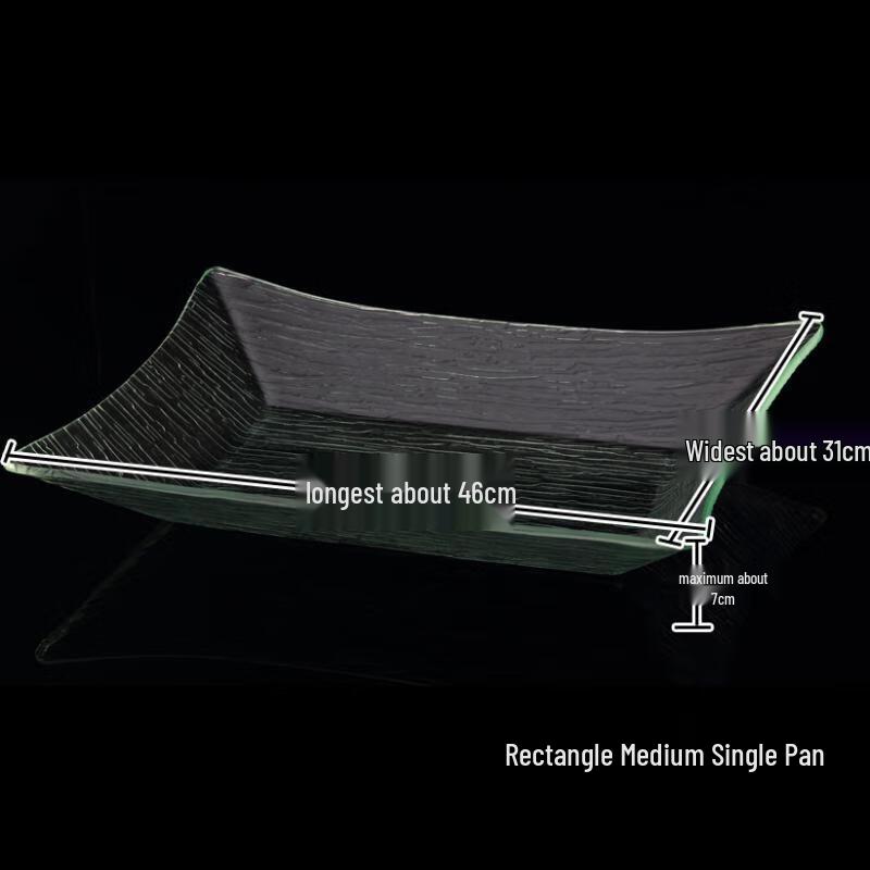 Acrylic Ice Trough Serving Platter