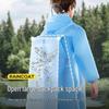 Kids' Waterproof TPU Raincoat with Backpack Slot