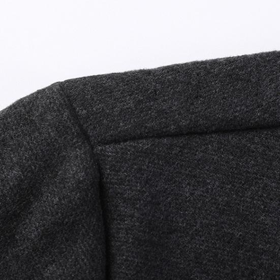 Homens Primavera Outono Top Falso Camisa de Duas Peças E Cardigan Patchwork Malha Suéter Gola Dobrada Estilo Formal Casaco de Escritório