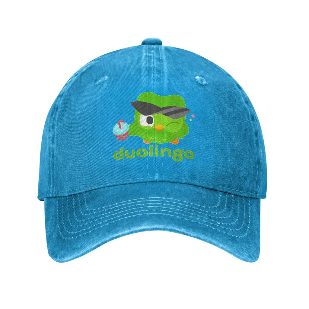 Duolingo Owl Kawaii Sun Baseball Cap  Unisex Adult Print Hip Hop Hats Summer Yk Funny Tennis Skate Hot Sale Baseball Caps