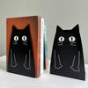 Niedliche Schwarze Katze Buchstützen Schwerlast Metall Buchstützen Büro Schreibtisch Zuhause Bücherregal Für Buchliebhaber Buchständer Bürobedarf