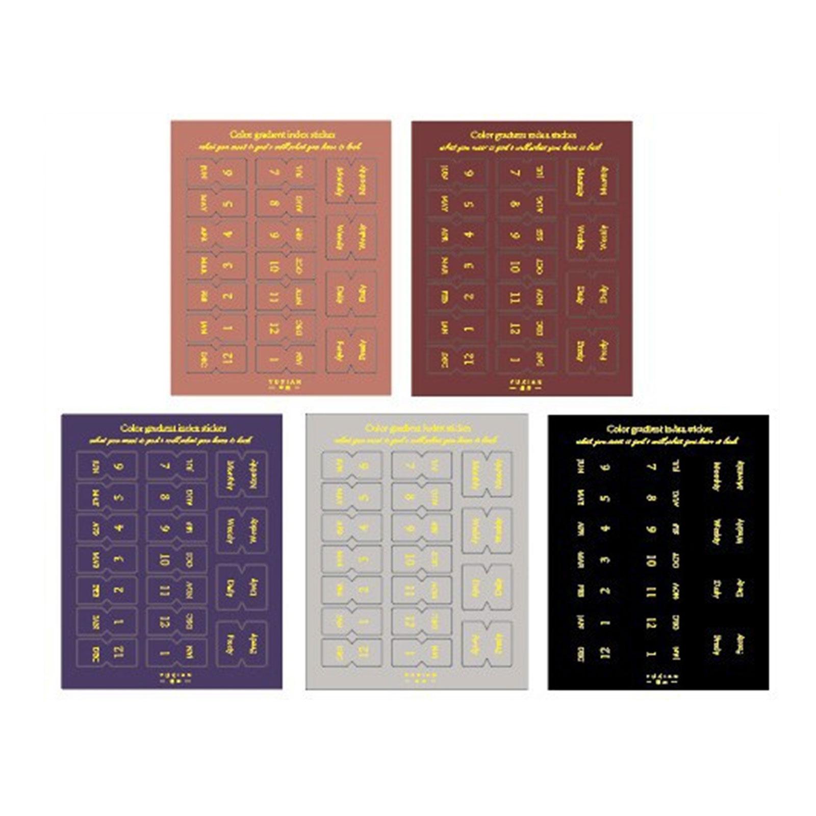 

10 листов Планировщик Ежемесячные вкладки Индексные наклейки Самоклеящиеся вкладки Календарь Ежемесячные наклейки-вкладки Ежемесячные разделители для планировщиков 1