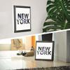 Typography New York Art 57cm x Made in Stylish Interior Living Fabric Panel, 57cm, Large, Japan, Poster, Decor, Room, Cityscape, Art, Fashion, Panel,