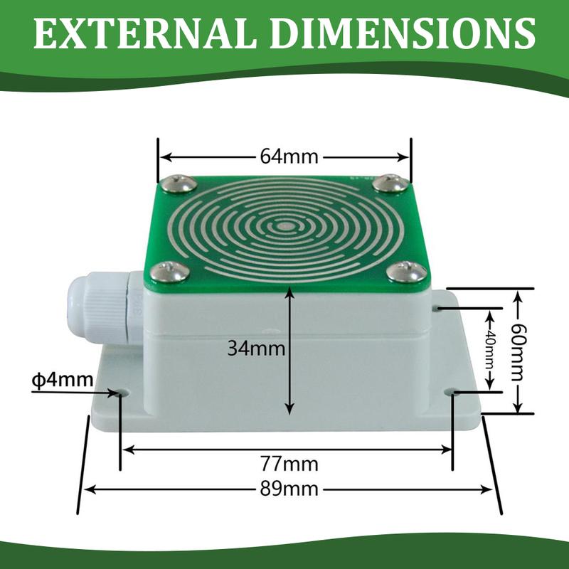 New Rain and Snow Sensor Transmitter Weather Induction Detection Heating Anti-icing IP65 Output RS485 0-2V 0-5V 0-10V 4-20mA
