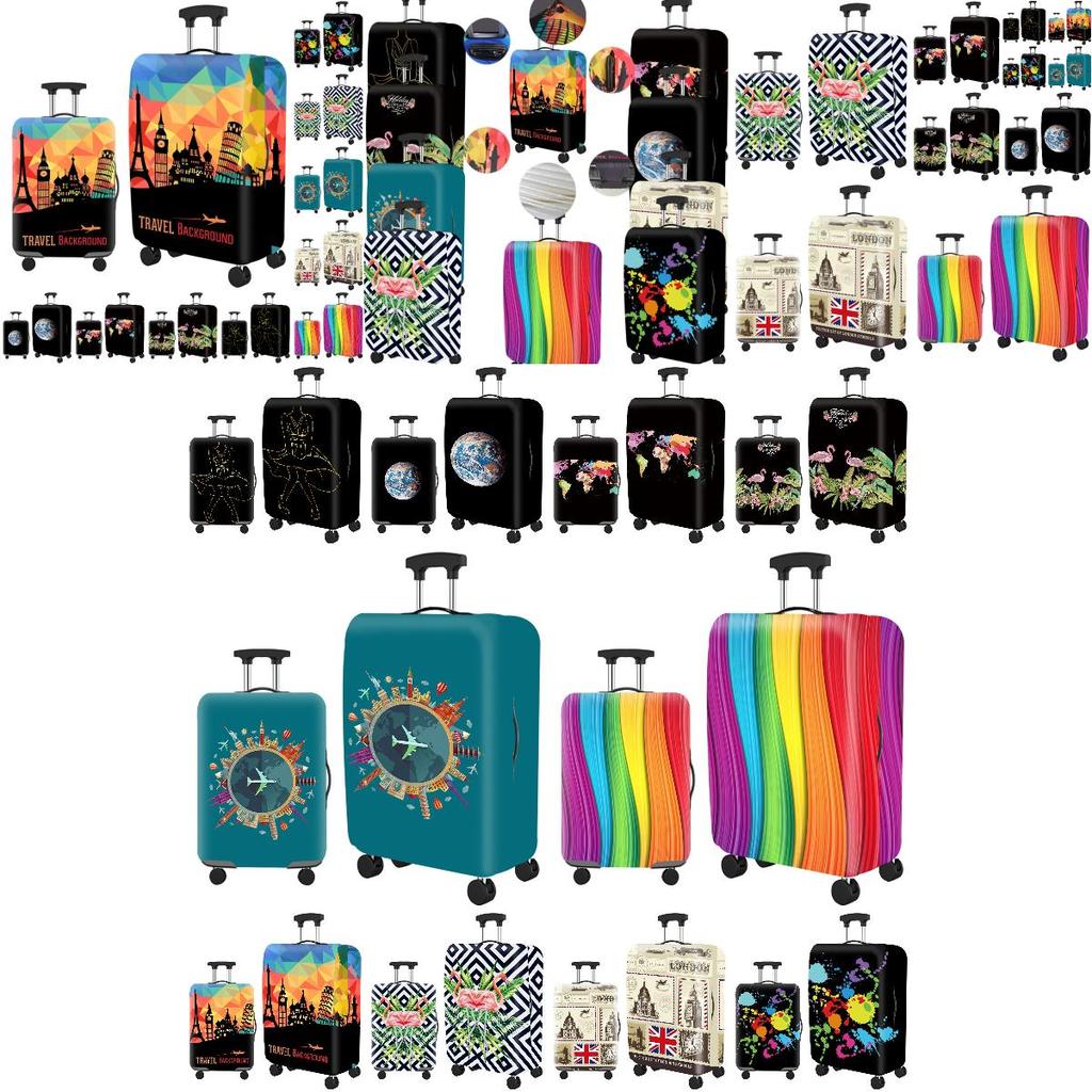 High Elasticity Thickened Dustproof Luggage Protector For Suitcases Protect Your Luggage In Style!