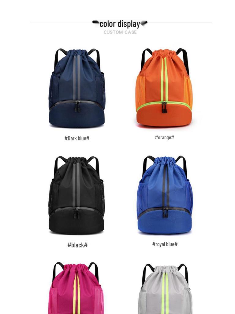 Unisex Sports Backpack: Wet/Dry Separated for Basketball, Swimming, and Fitness