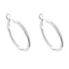 1 Pair Women Earrings Irregular Round Design Lightweight Shiny Circle