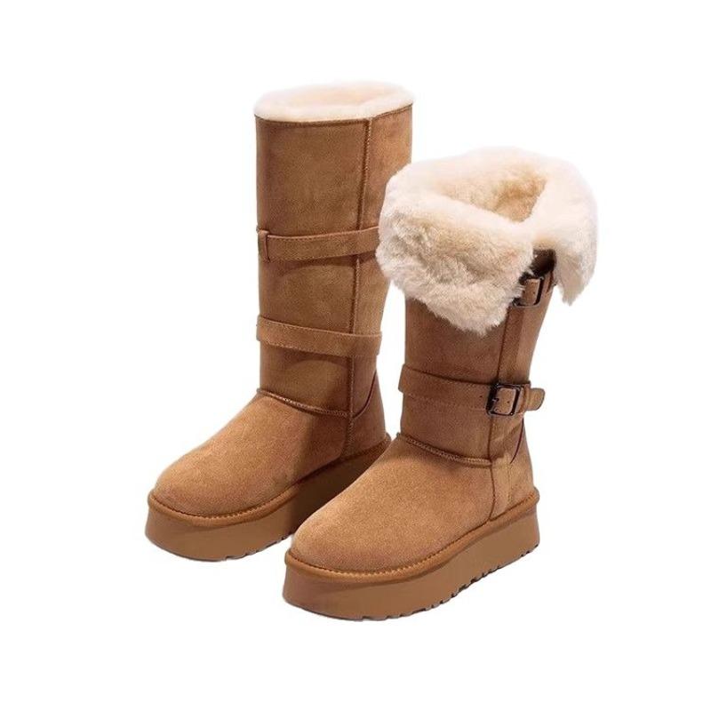 Mid-calf Boots, Sleeve Snow Boots, Anti-slip Women's Shoes