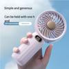 Xiaomi MEET SUN Rechargeable Handheld Fan, 100-speed Digital Display, Built-in Phone Stand. Ideal for Desk Makeup, Office Use and Outdo