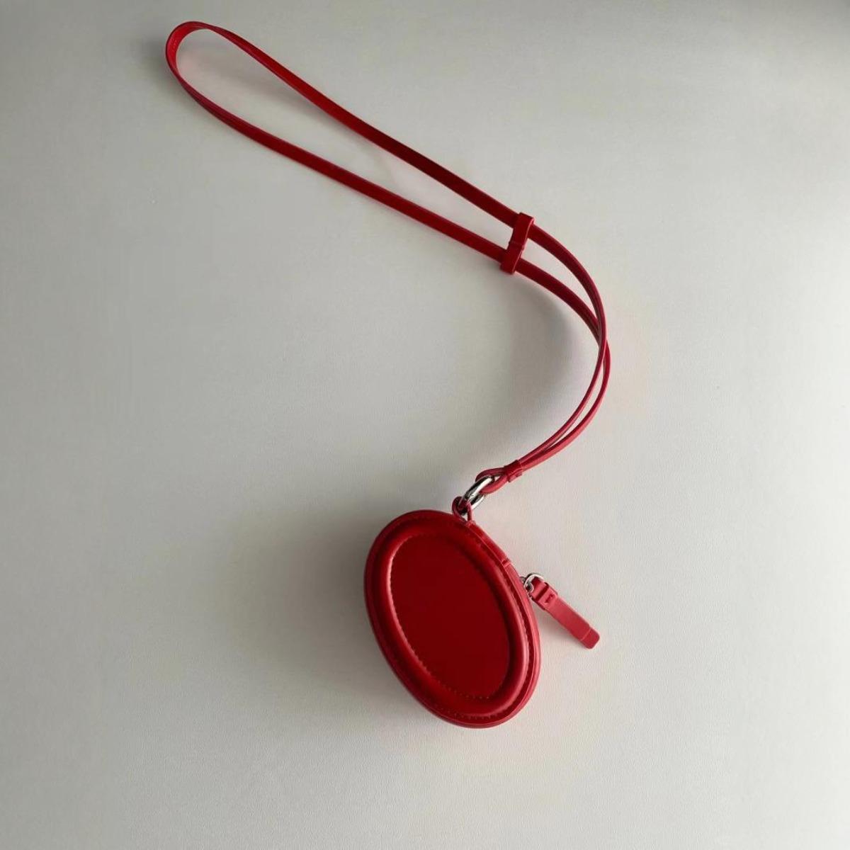 

Круглая коробка, Сумка для украшений, Нашейная сумка, Сумка через плечо, Сумка для помады, Сумка для ключей красный