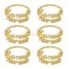 6pcs Napkin Rings for Party Ramadans Kareem Napkin Buckle Dining Accessories D57B