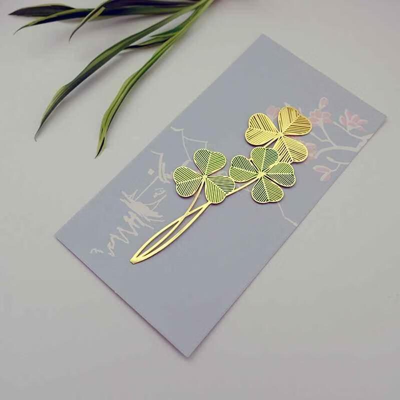 

Miling Chinese Style Hollow Brass Bookmark