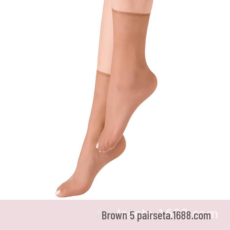Landa Seamless Transparent Ultra-Thin Summer Women's Crystal Socks