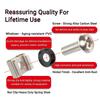 10Pcs M6 X 16Mm Rack Mount Cage Nuts, Screws And Washers For Rack Mount Server Cabinet, Rack Mount Server Shelves, Routers
