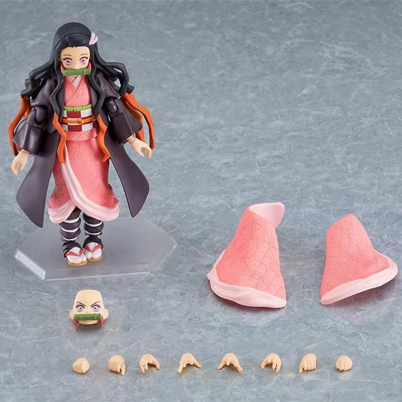 Anime Demon Slayer: Kimetsu No Yaiba Series 14cm Ko Articulated Figure Model Doll Desktop Decoration Trendy Toys Otaku Gifts