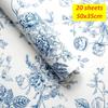 Retro Wrapping Paper Romantic Flower Wrapping Paper Kraft Gift Paper Florist Bouquet Packaging Material For Gift Wrapping Pack
