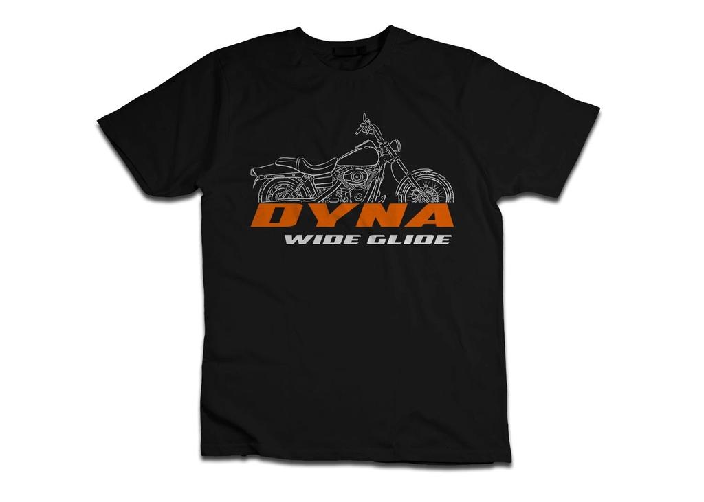 Unisex T Shirt Casual Harleys Fxdwg Dyna Wide Glide 19932017 Tshirt Motorcycle Davidsons Graphic Summer Short Sleeves