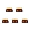 5Pcs Refillable Cream Containers 15G Travel Jars with Lids for Lotion Makeup Body Butter Nail Tips Beads Glitter Gems