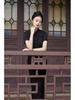 2025 Spring/Summer Red Cheongsam Long Dress - Chinese Style, Short Sleeve Performance Costume